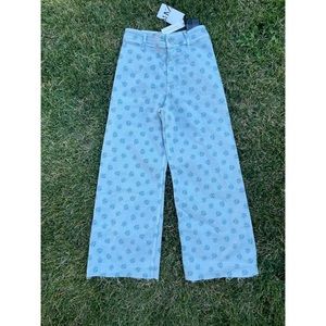 Zara Marine wide leg pants